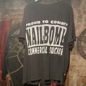 Vintage Nailbomb Graphic T-Shirt & Nailbomb Sticker Also Vintage